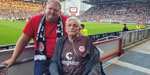 Rüdiger im Millerntorstadion